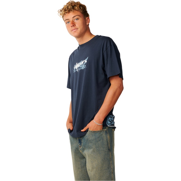 2026 Rip Curl Mens Archive Mashup T-Shirt 130MTE - Dark Navy